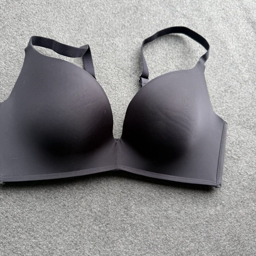 5/$25 Maidenform 36D Black bra Butter Soft Wireless Wide Band Support A12